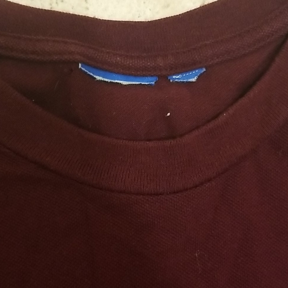 Adidas long sleeve shirt burgundy - Picture 3 of 6